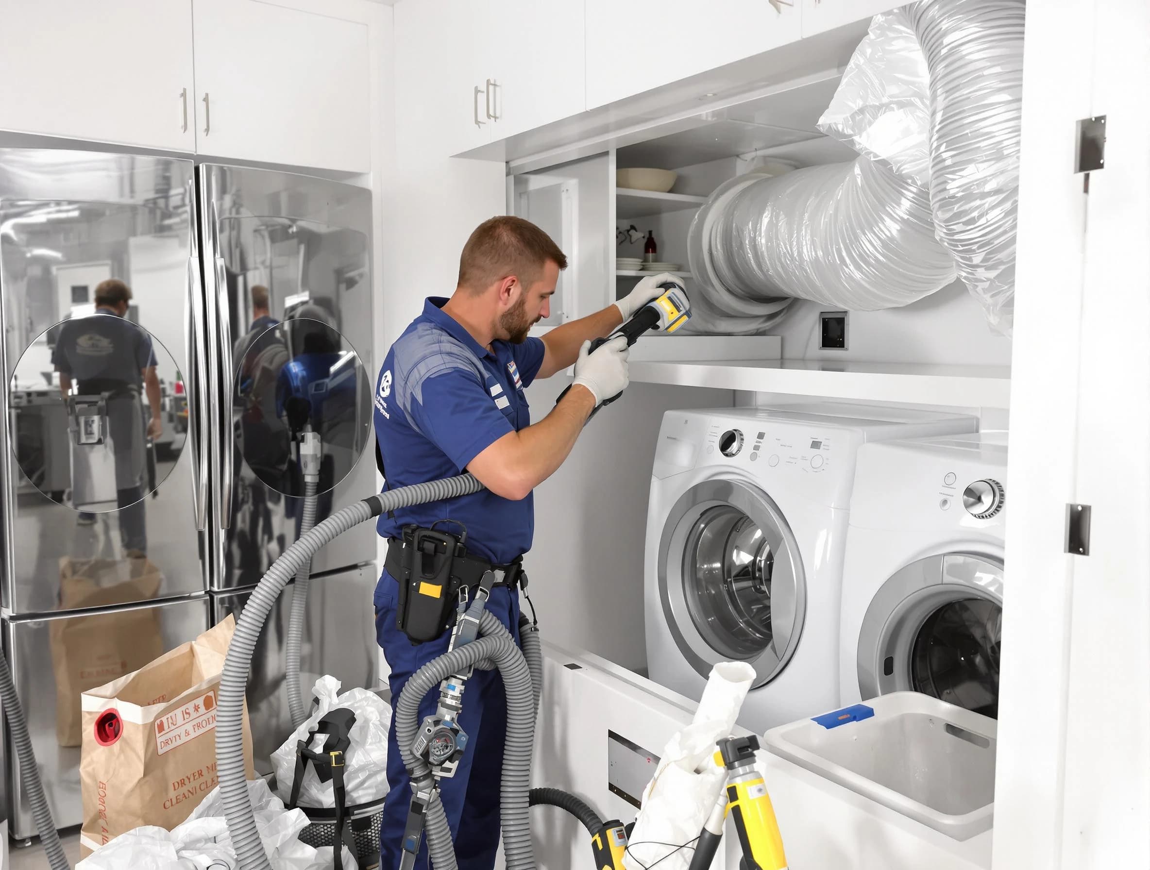 Professional duct cleaning by Bellevue Dryer Vent Cleaning in Bellevue