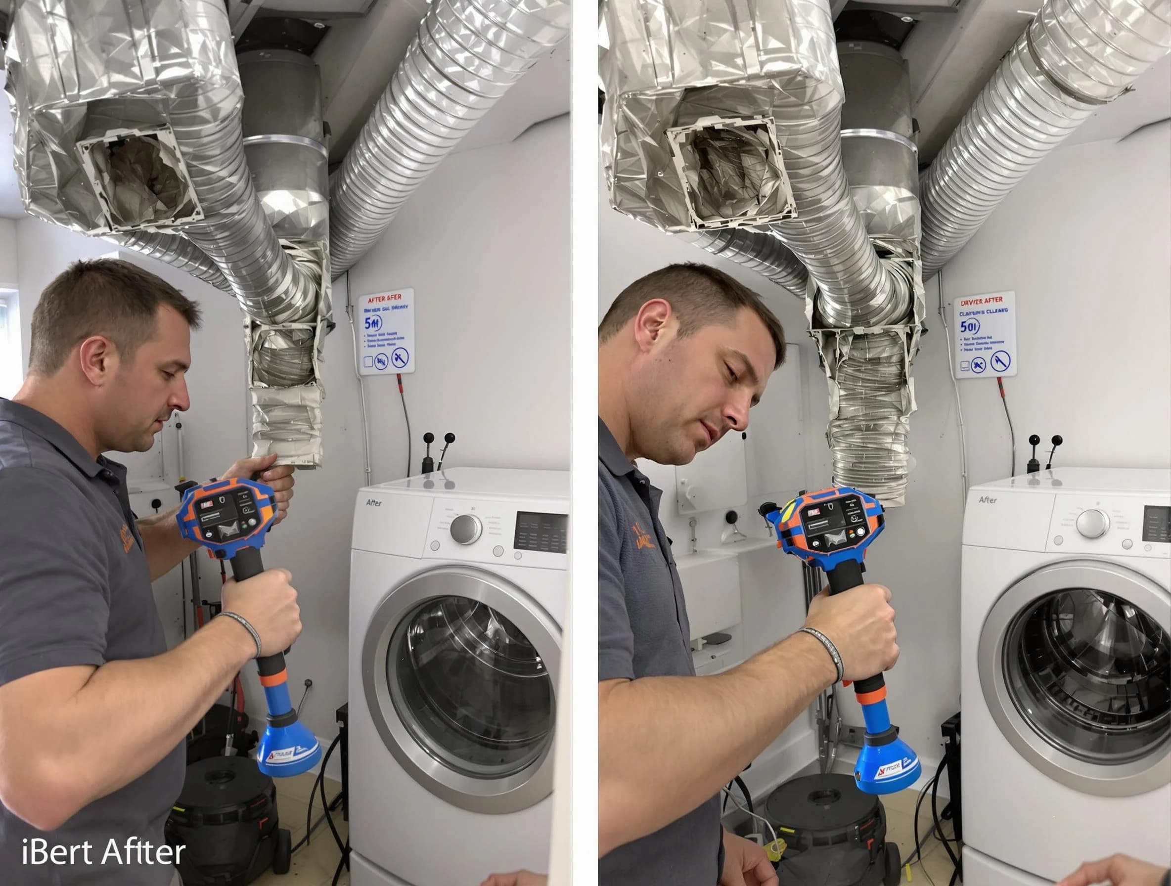 Professional clogged vent cleaning by Bellevue Dryer Vent Cleaning in Bellevue