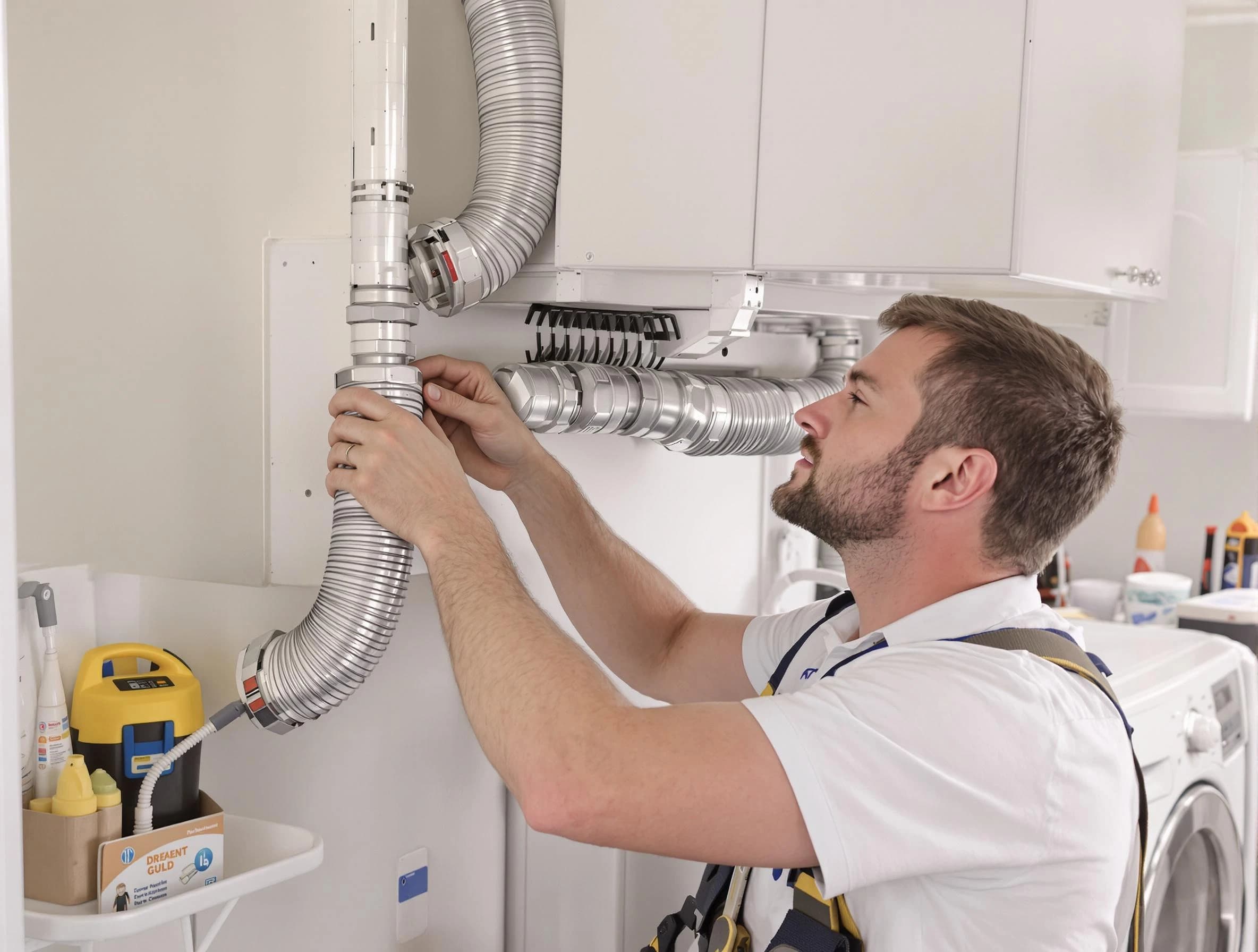 Professional dryer vent repair and installation by Bellevue Dryer Vent Cleaning in Bellevue