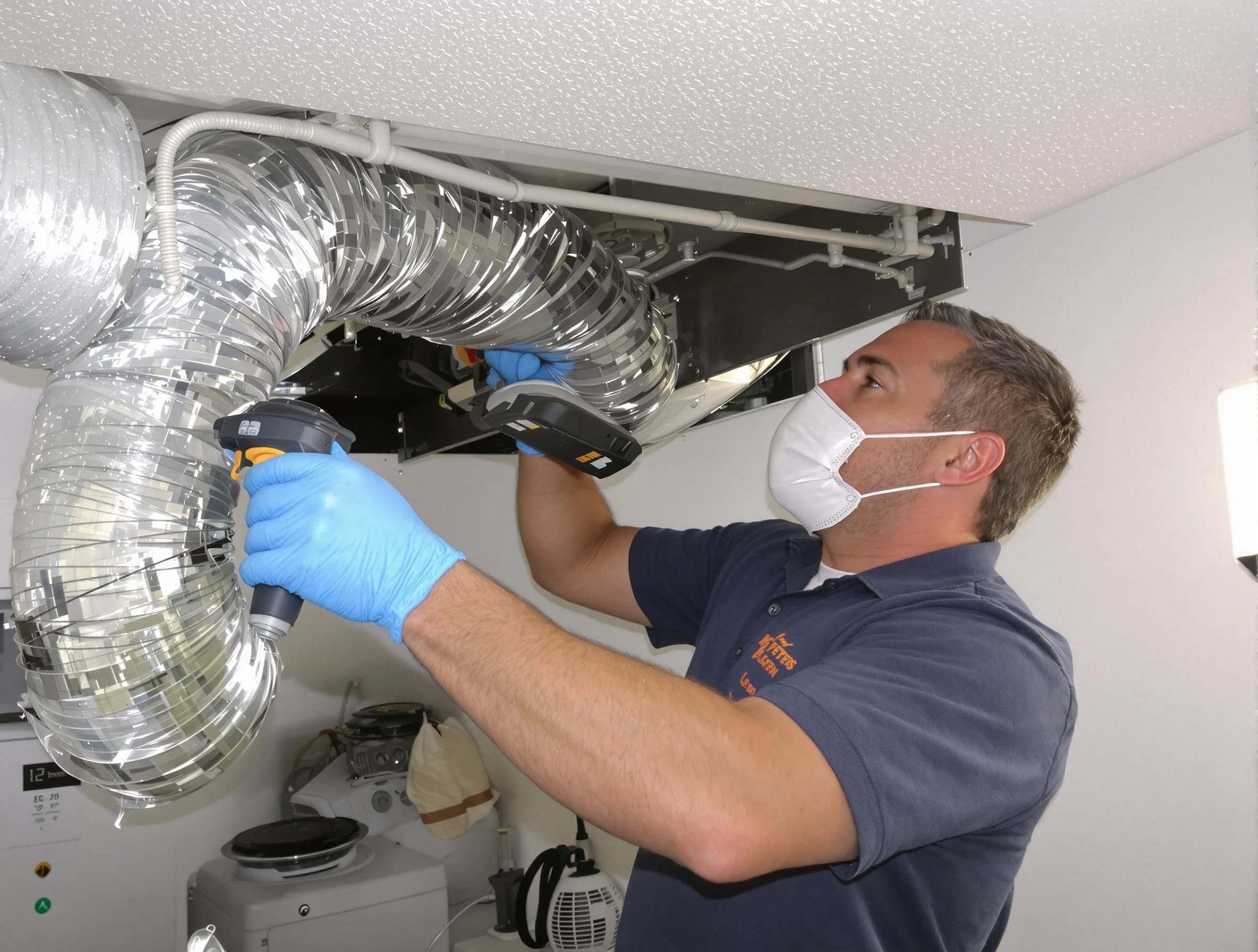Bellevue Dryer Vent Cleaning professional performing thorough residential dryer vent cleaning in Bellevue