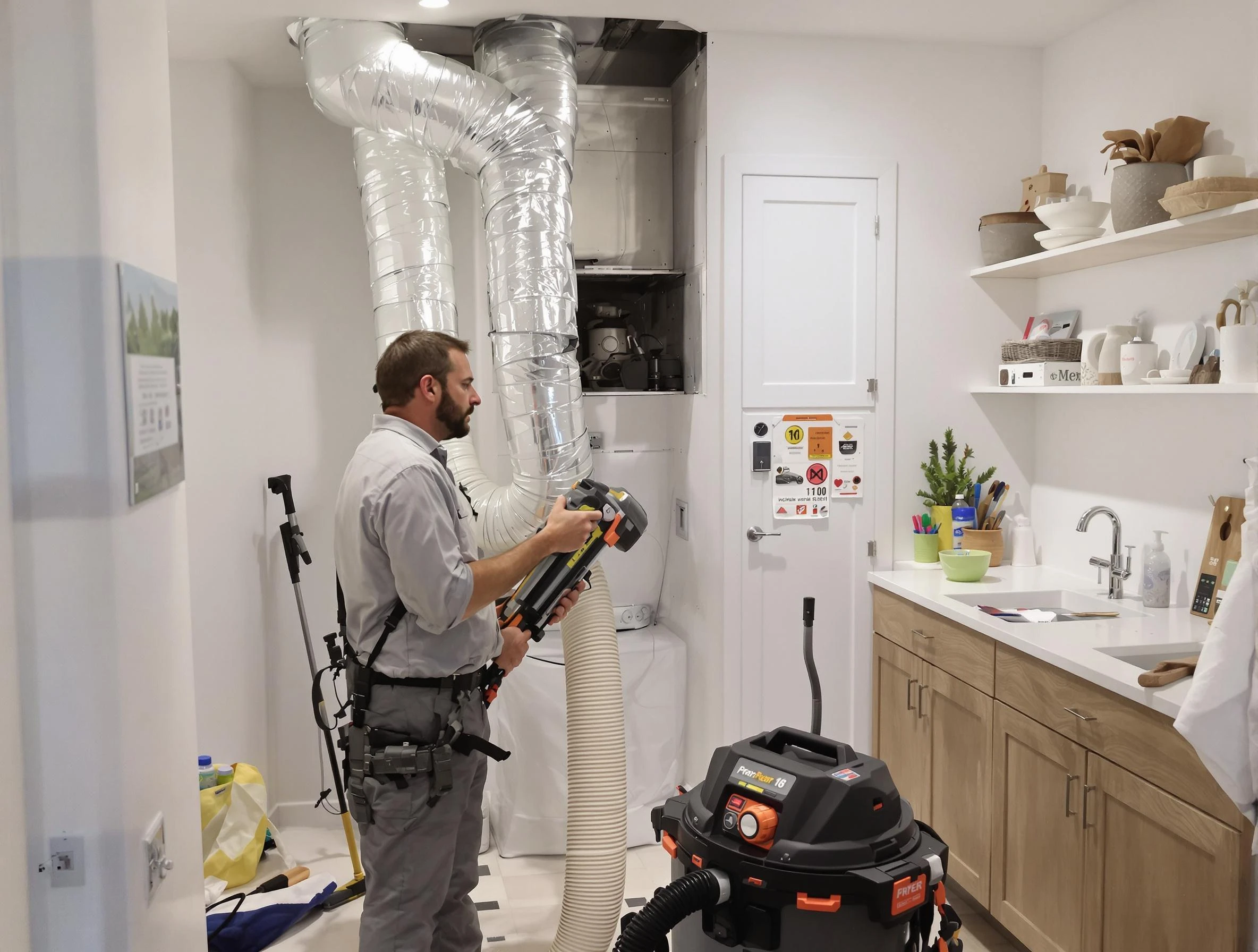 Clogged Dryer Vent Cleaning in Bellevue