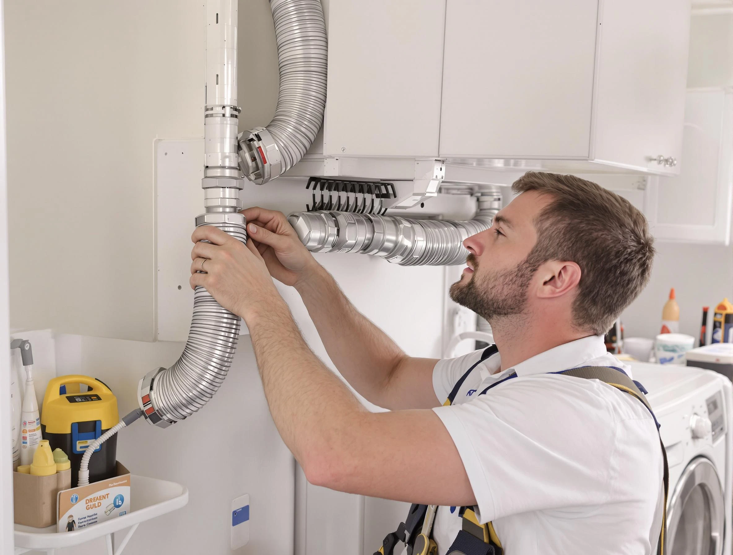 Professional dryer vent repair and installation by Bellevue Dryer Vent Cleaning in Bellevue